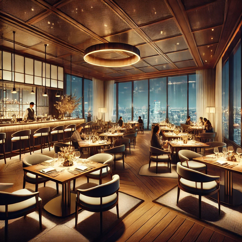 THE BELCOMO. A stylish store with a bar counter